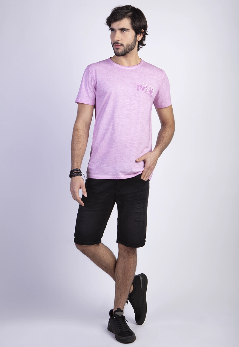 POLERA DIRTY WASH NEW YORK PINK - 3