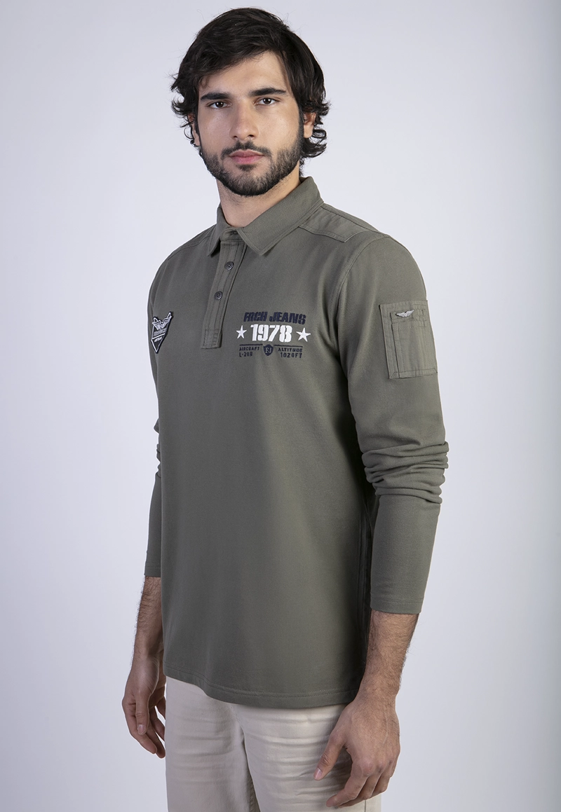 POLERA ALASKA MILITARY - 1