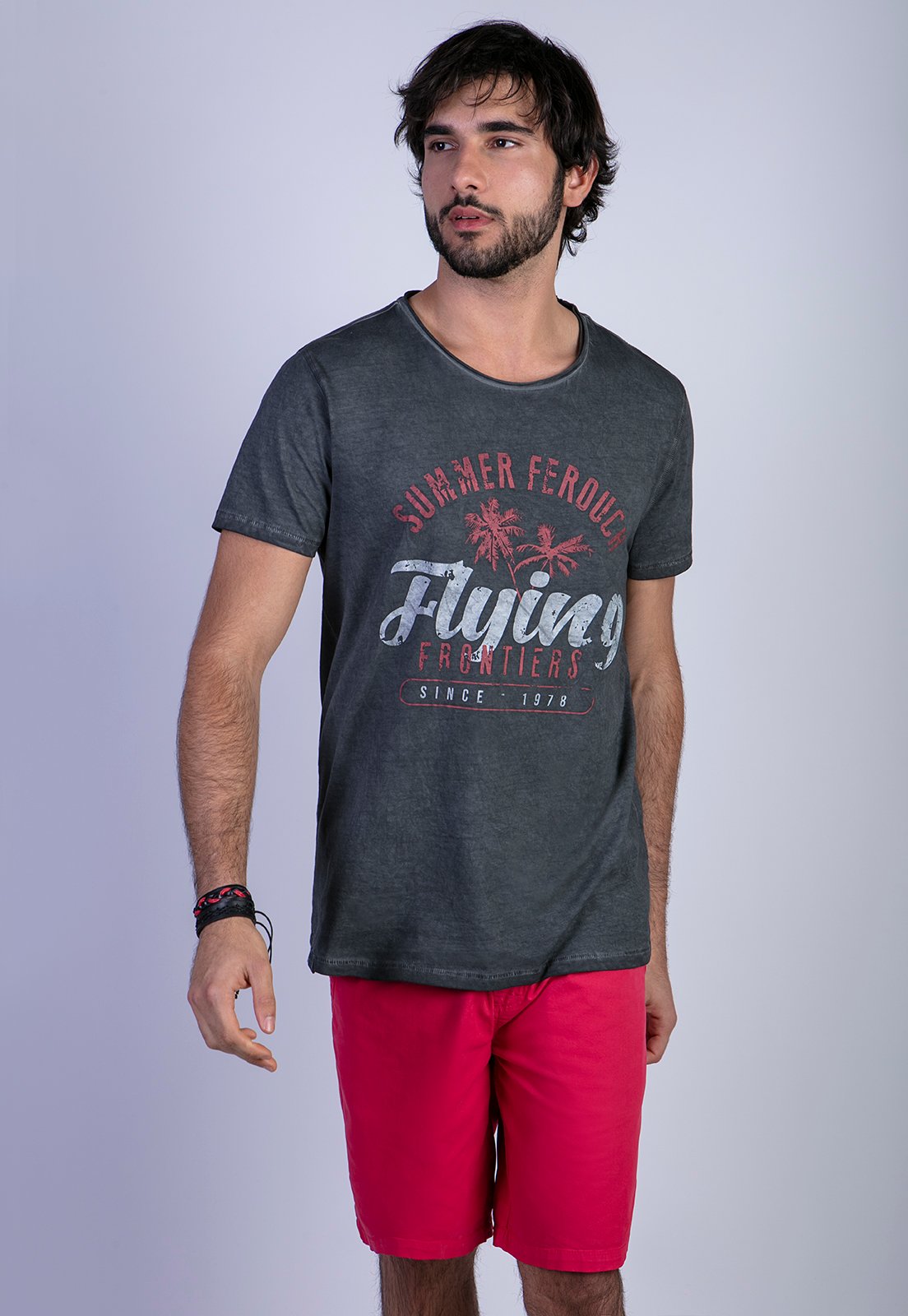 POLERA DIRTY WASH SEATLE BLACK - 1