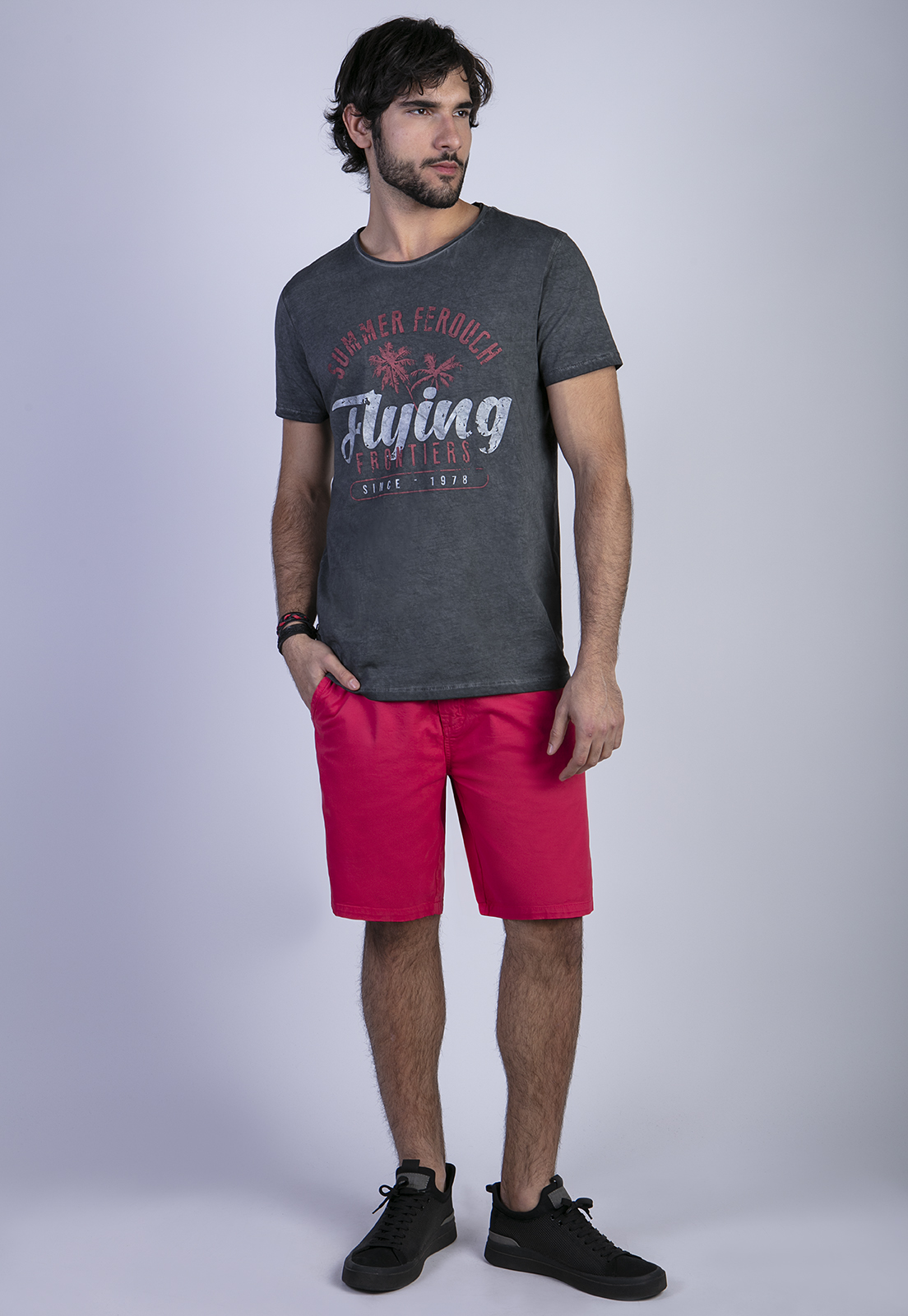 POLERA DIRTY WASH SEATLE BLACK - 3