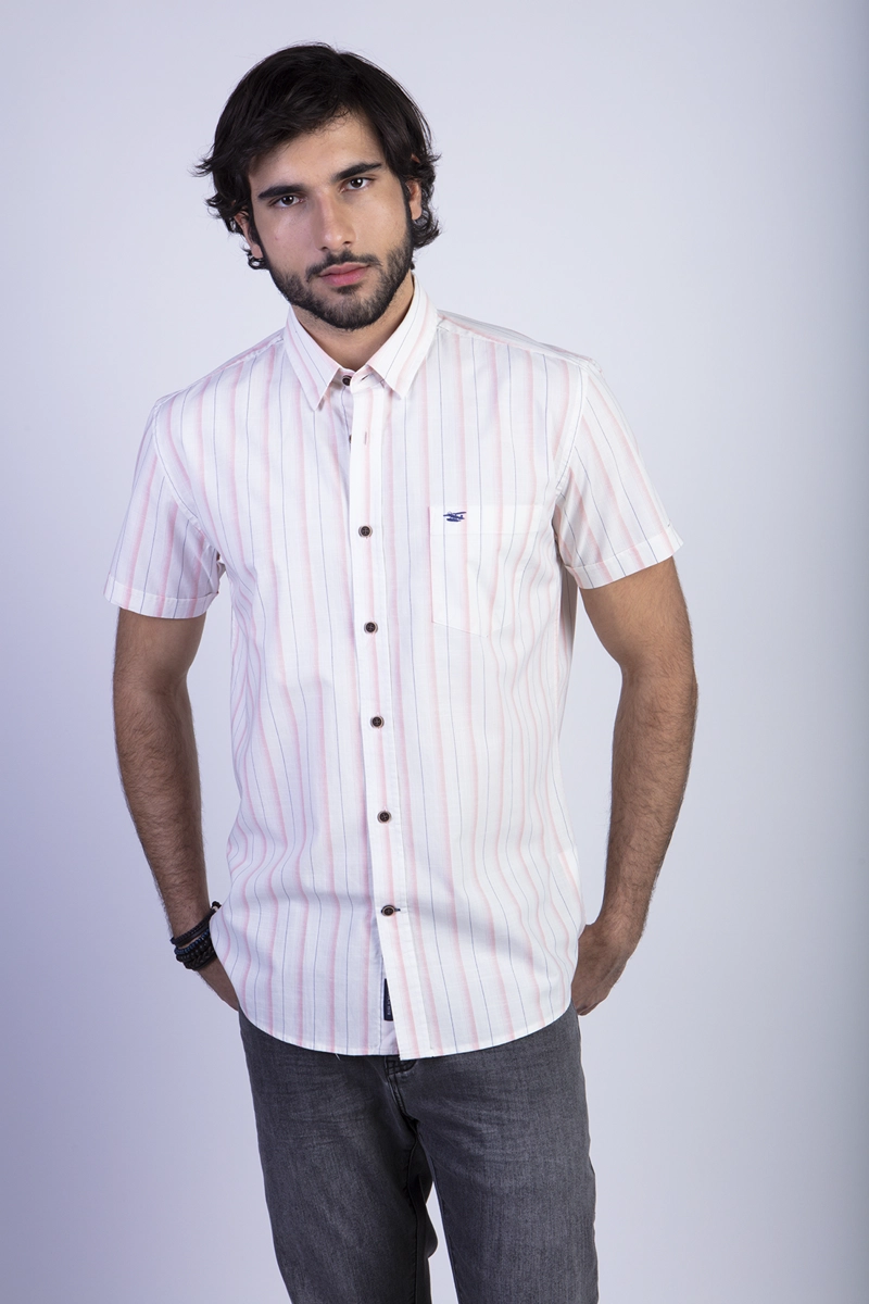 CAMISA SPORT BALTIMORE F LT CORAL - 1