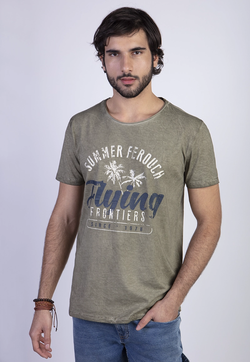 POLERA DIRTY WASH MILITARY SEATLE - 1
