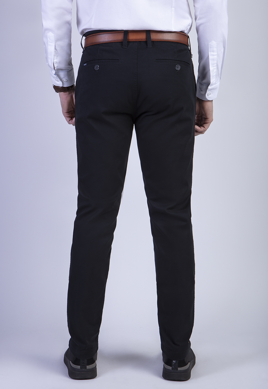 PANTALON L/31 TWILL SLIM BLACK - 2