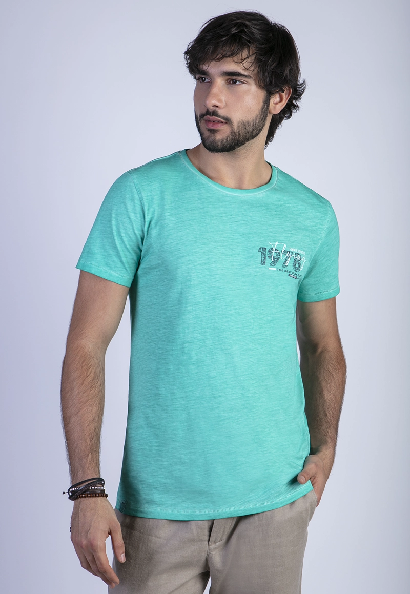 POLERA DIRTY WASH NEW YORK LT RIVER - 1