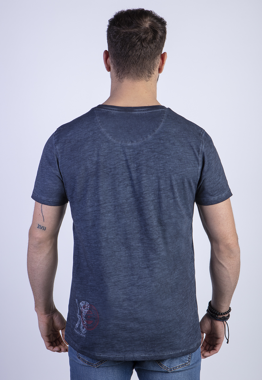 POLERA DIRTY WASH NEW YORK NAVY - 2