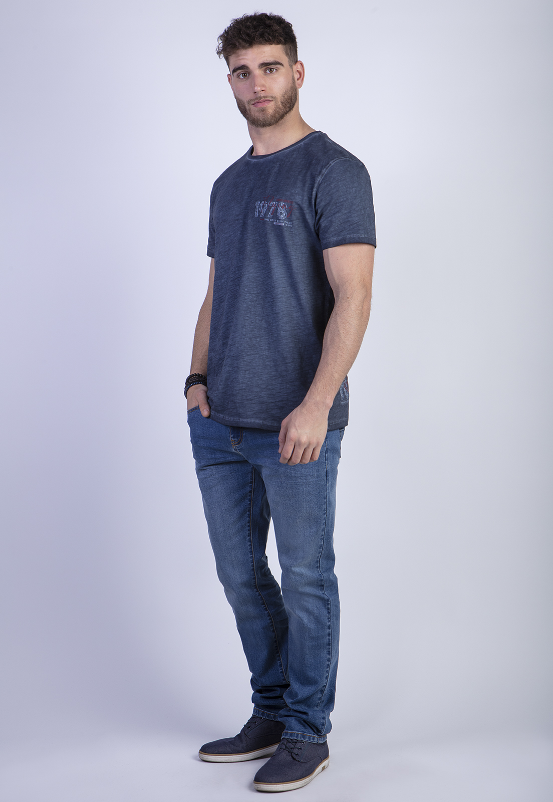 POLERA DIRTY WASH NEW YORK NAVY - 3