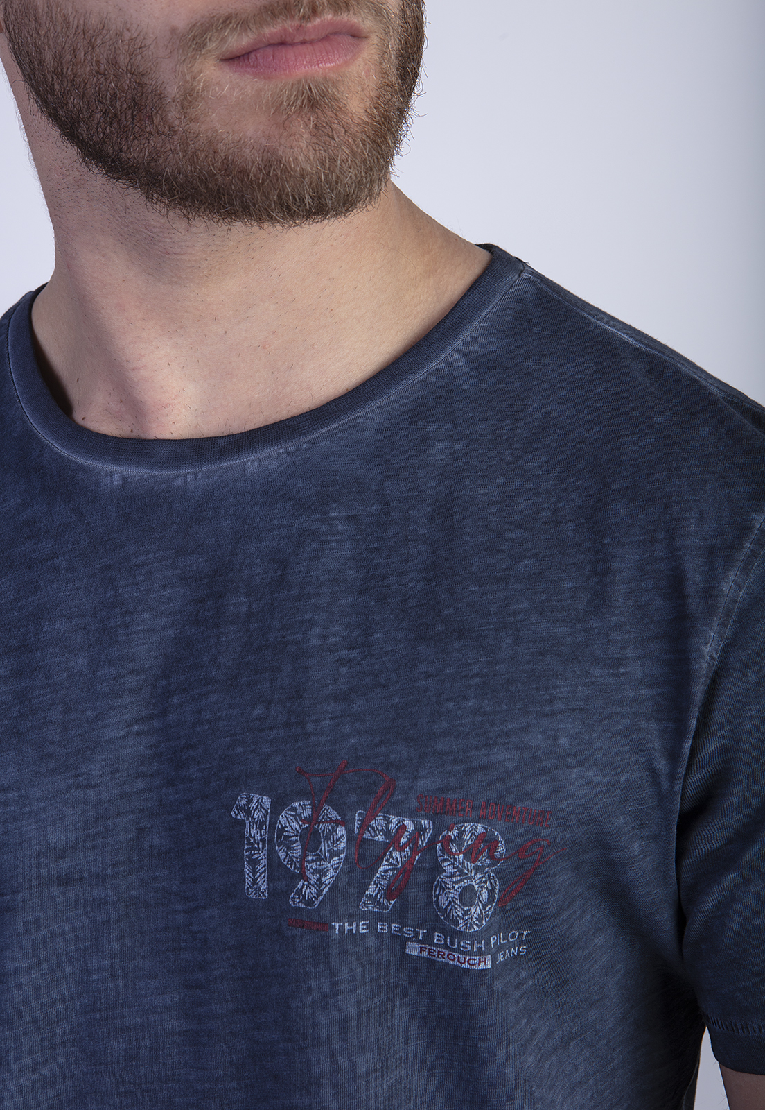 POLERA DIRTY WASH NEW YORK NAVY - 4
