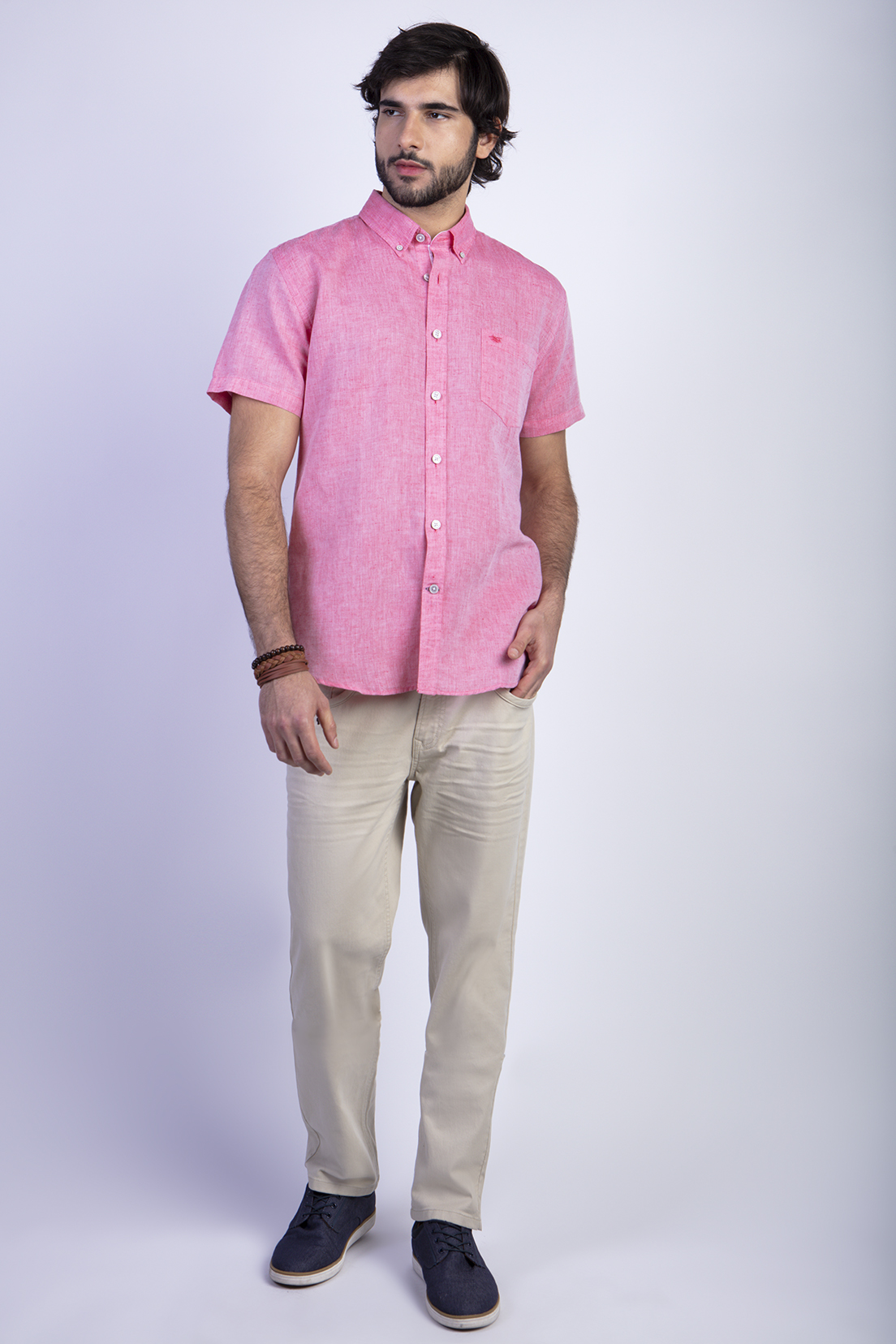 CAMISA SPORT ATLANTA F CORAL - 3