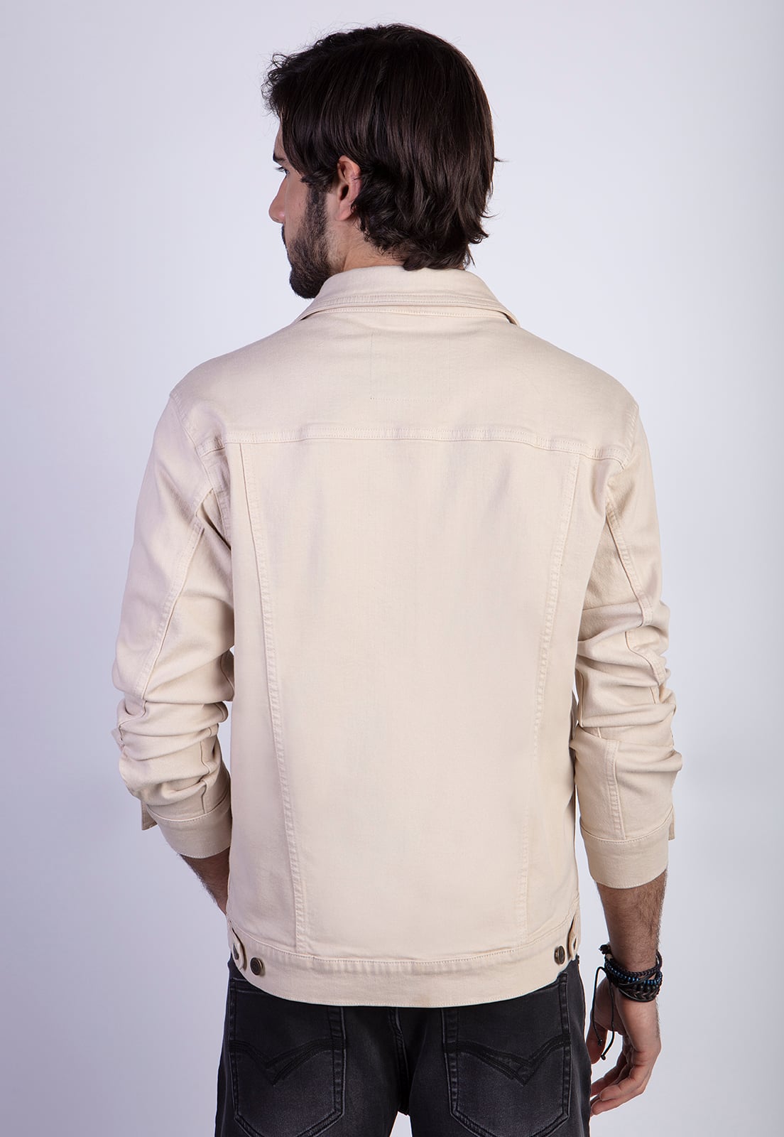 CHAQUETA BASIC DENIMFJ OYSTER - 2