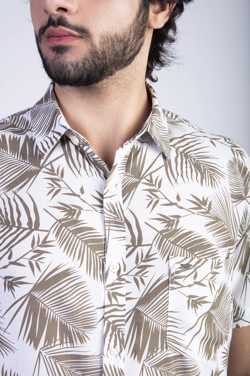 CAMISA ESTAMPADA PALMERA FJ MILITARY - 4