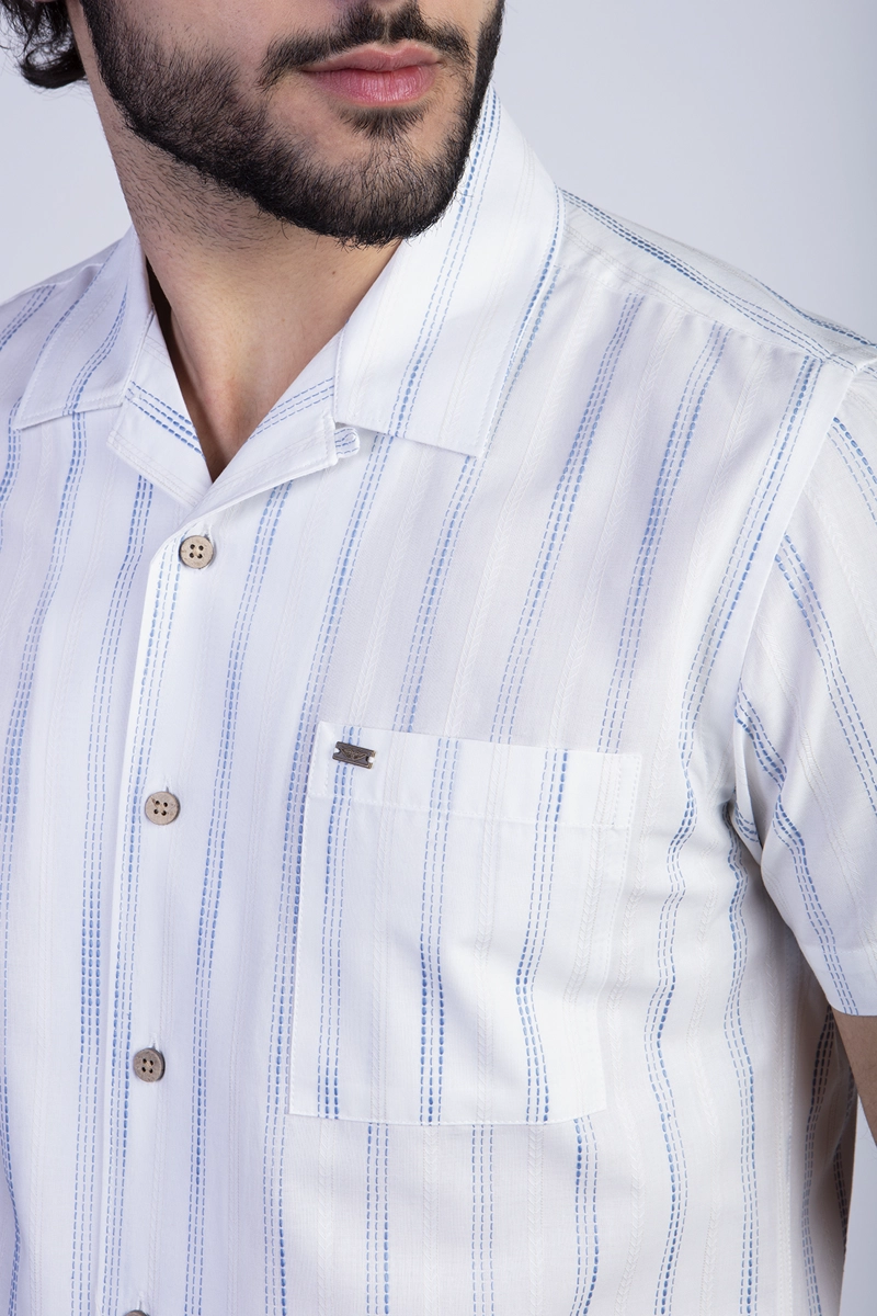 CAMISA SPORT HAWAI FJ SKY - 4