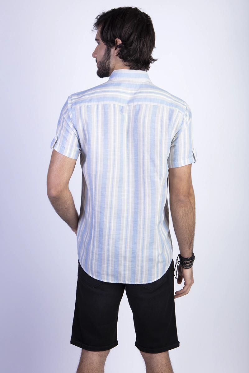 CAMISA LISTADA ST. LOUIS F SKY - 2