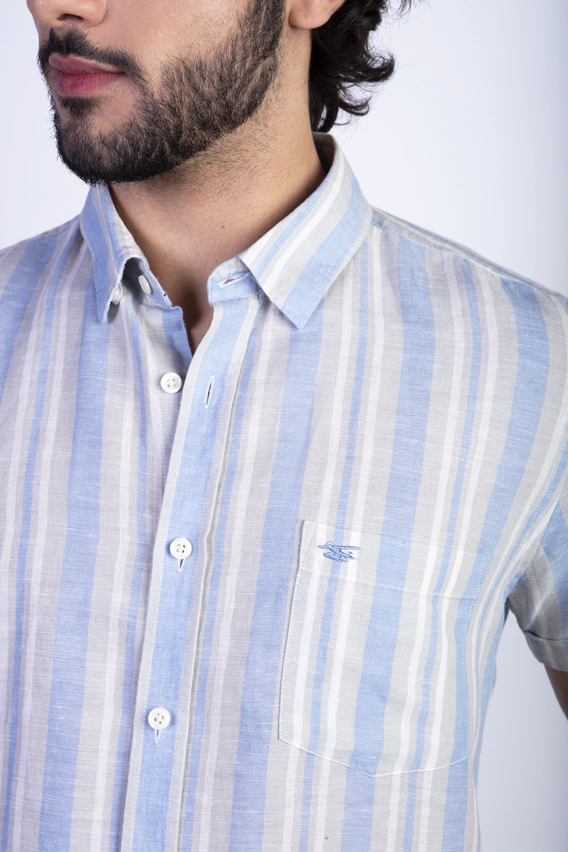 CAMISA LISTADA ST. LOUIS F SKY - 4