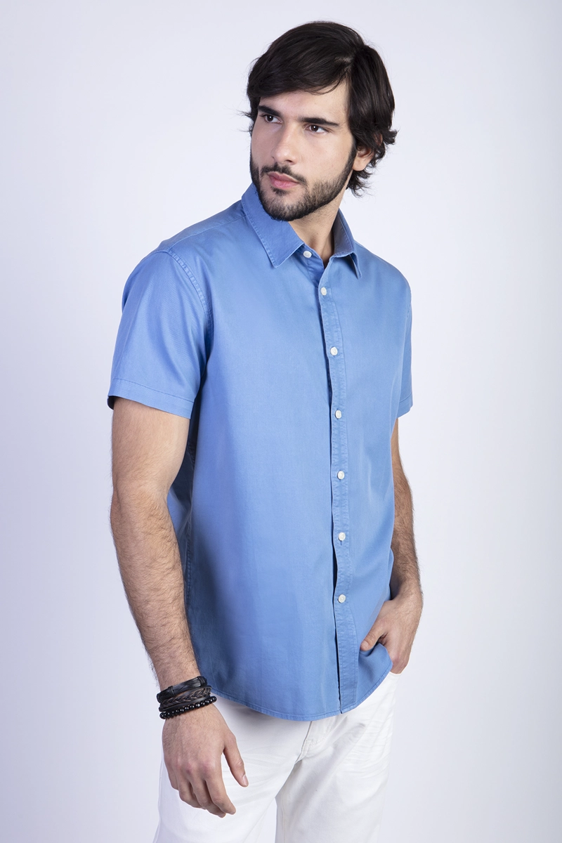 CAMISA OVERSIDE MIAMI FJ SKY - 1