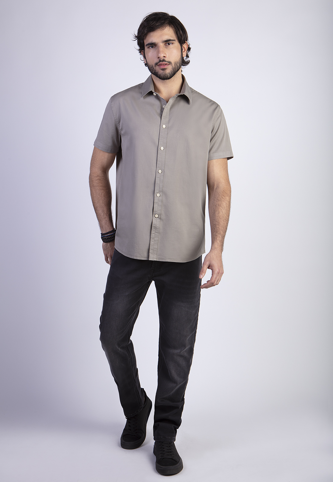 CAMISA OVERSIDE MIAMI FJ LT MILITARY - 3
