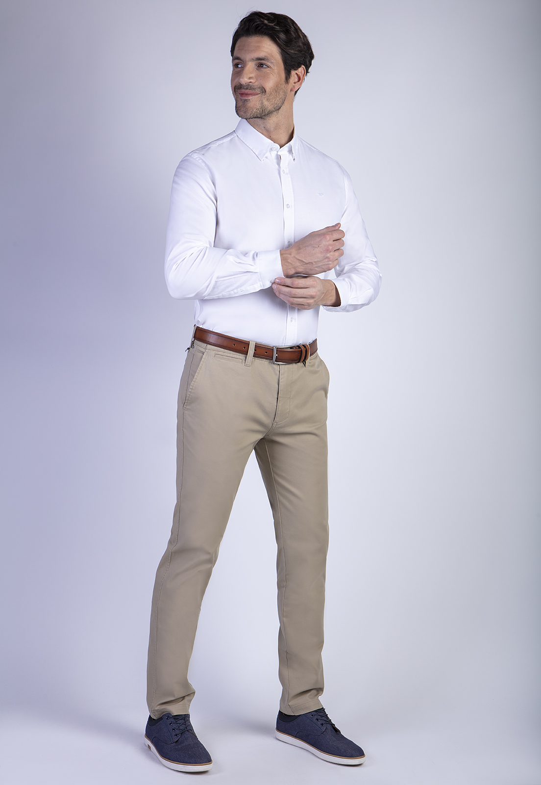 PANTALON L/31 TWILL SLIM KHAKI - 3