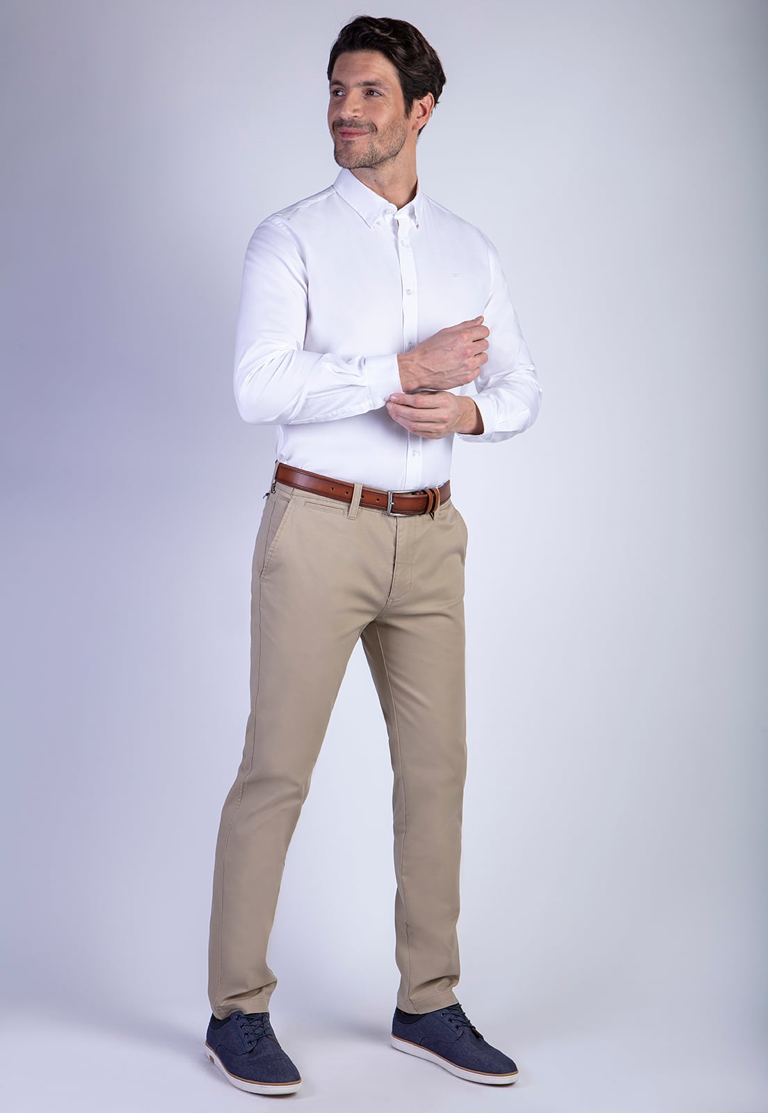 PANTALON L/31 TWILL SLIM KHAKI - 3