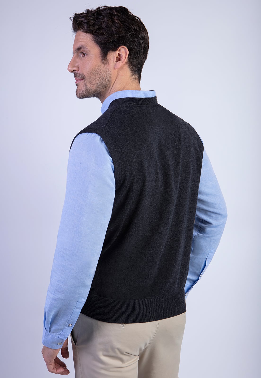 SWEATER W/S SMART CASUAL BLACK - 2