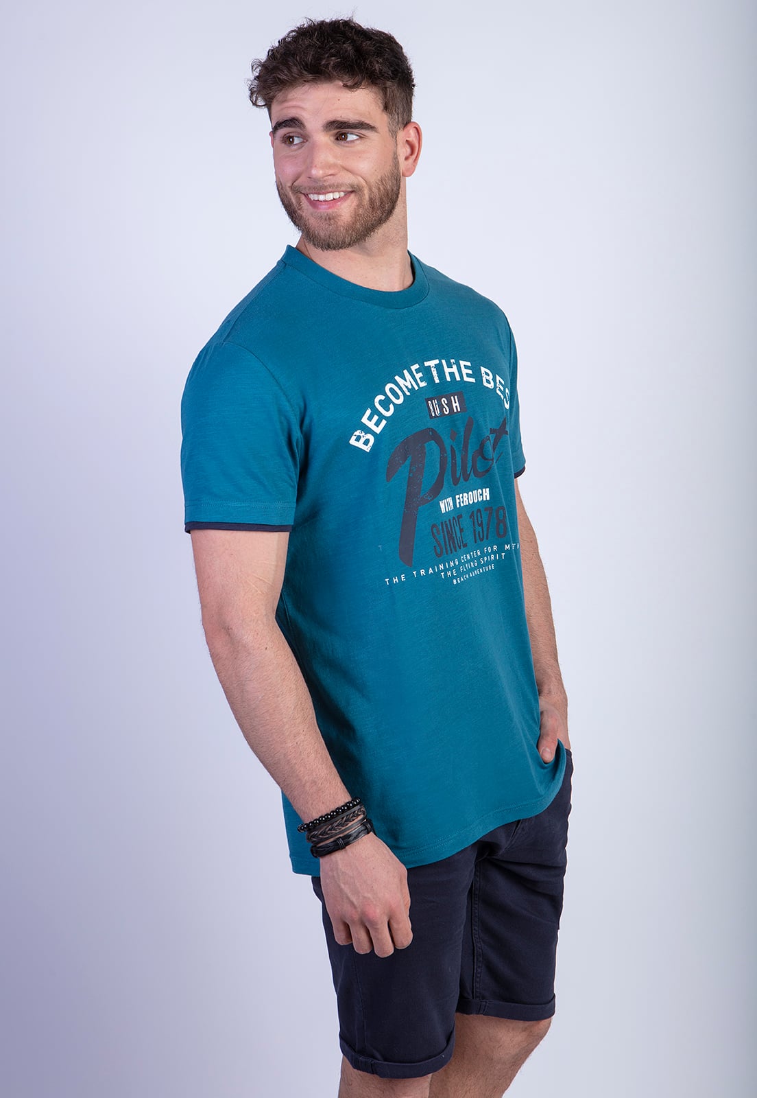 POLERA VERMONT PETROLEO - 1