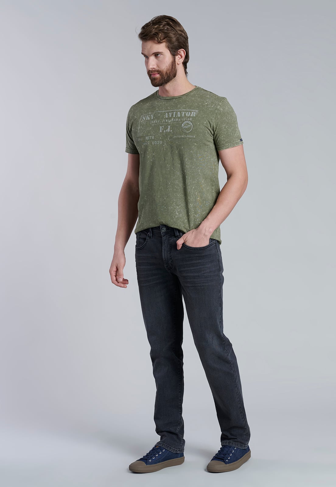 JEANS BASICO GREY BRISTOL FJ - 7