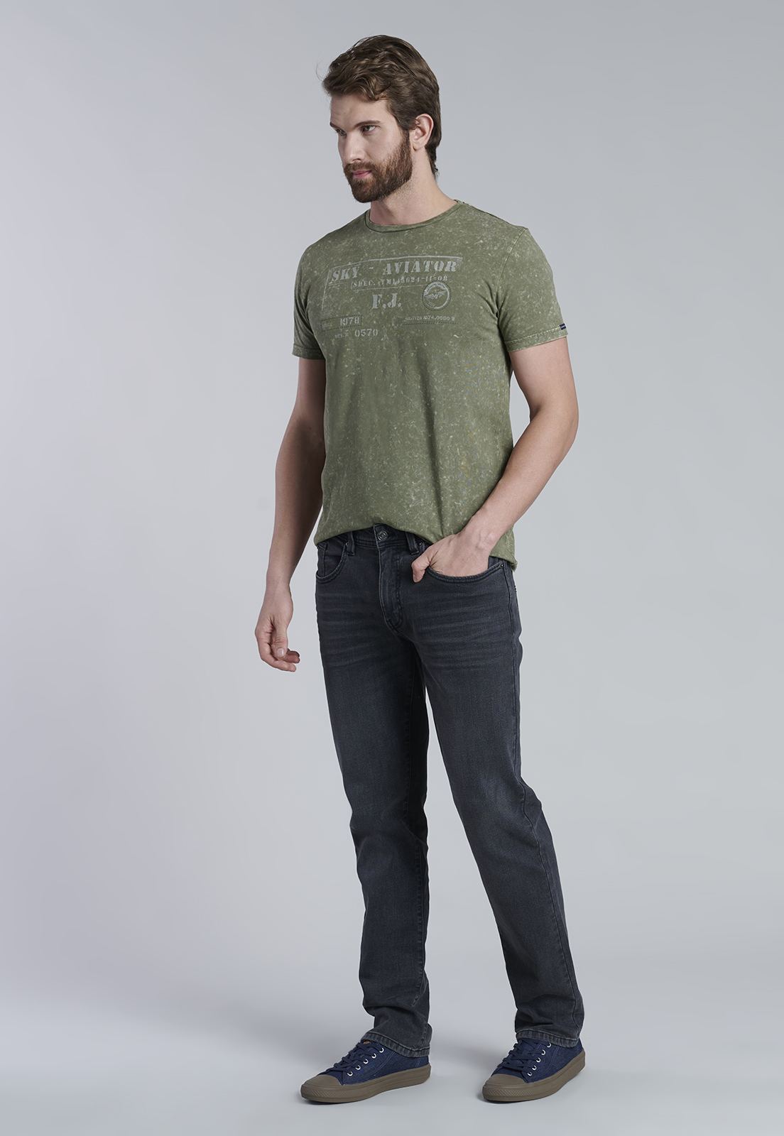 JEANS BASICO GREY BRISTOL FJ - 7