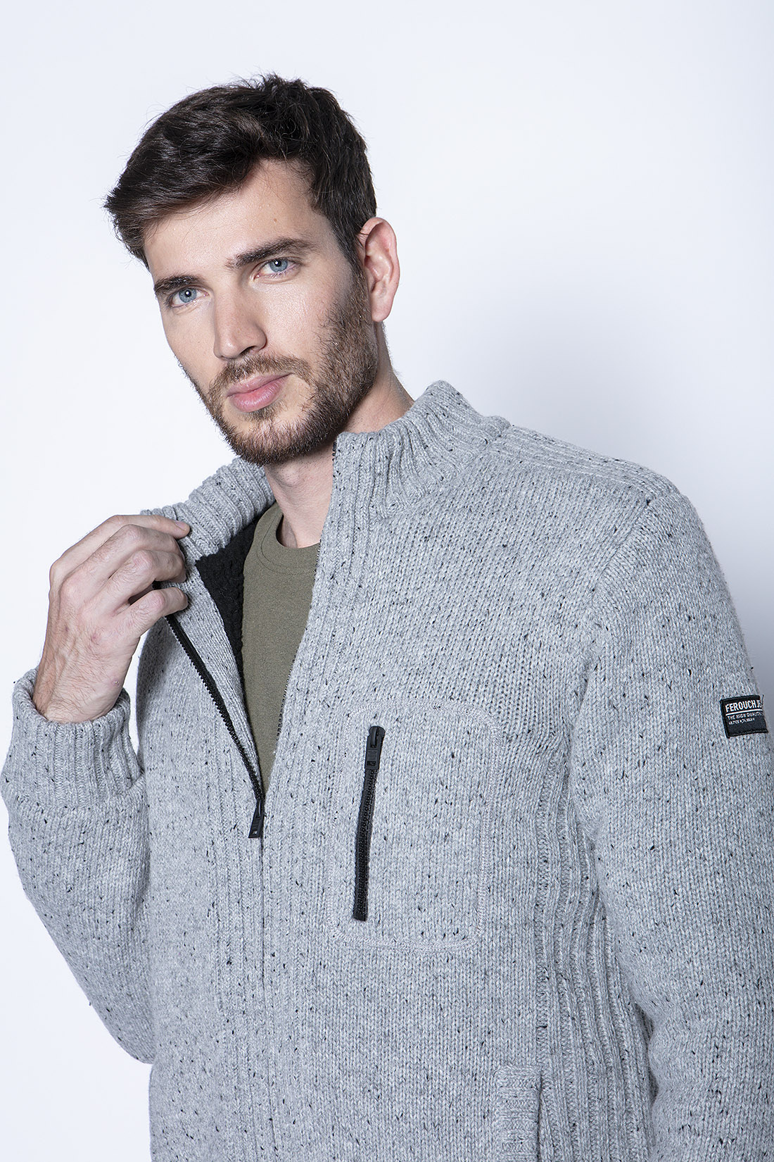 SWEATER CLEARWATER FJ LT GREY - 3