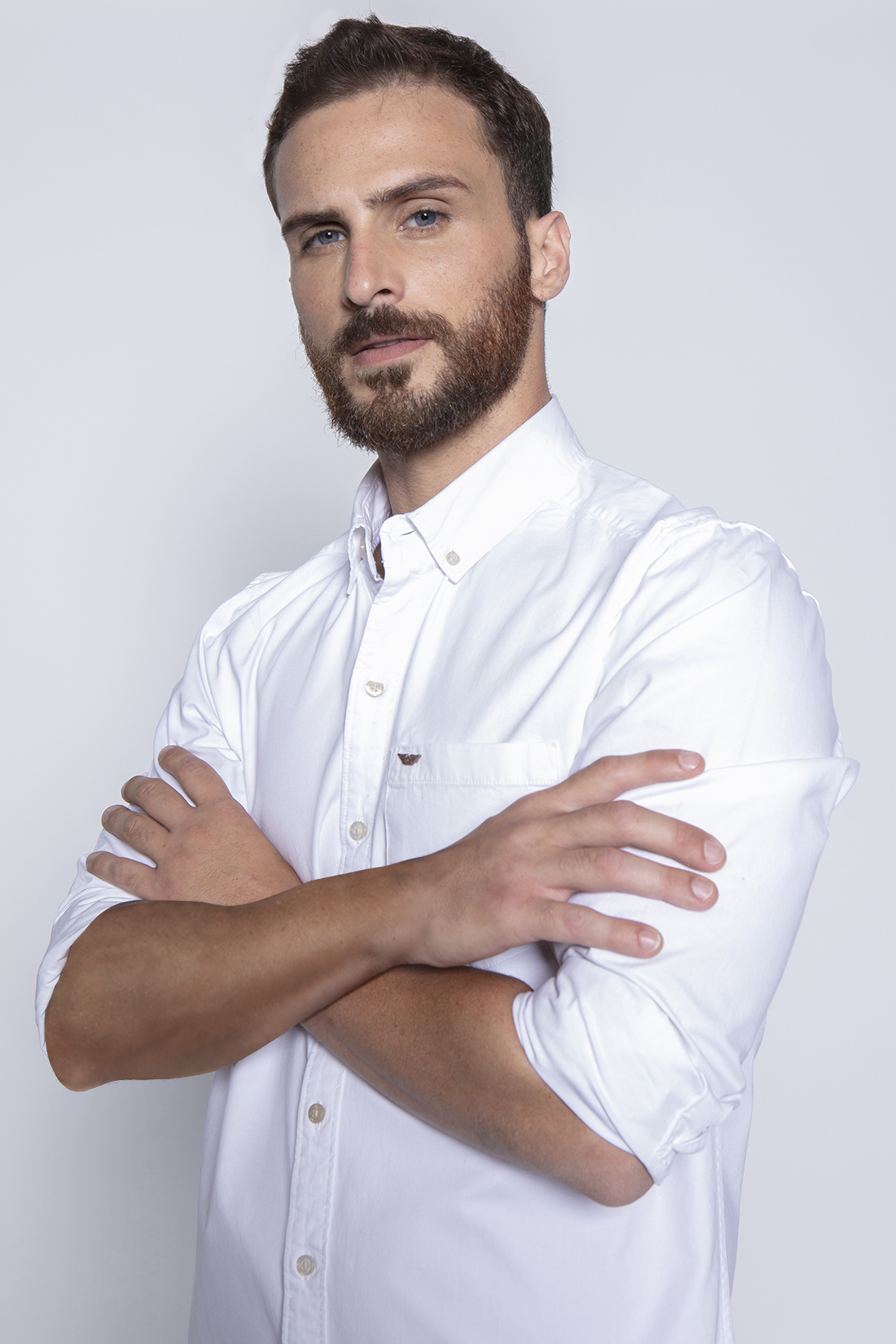 CAMISA GARMENT DYED SPORT FJ WHITE - 3