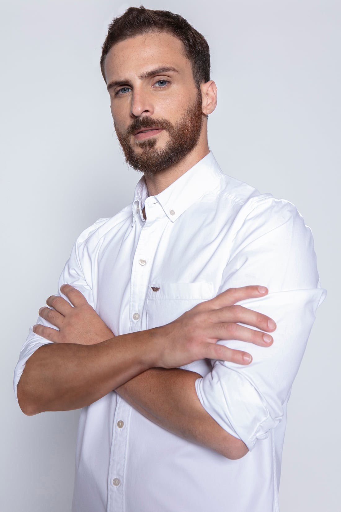 CAMISA GARMENT DYED SPORT FJ WHITE - 3