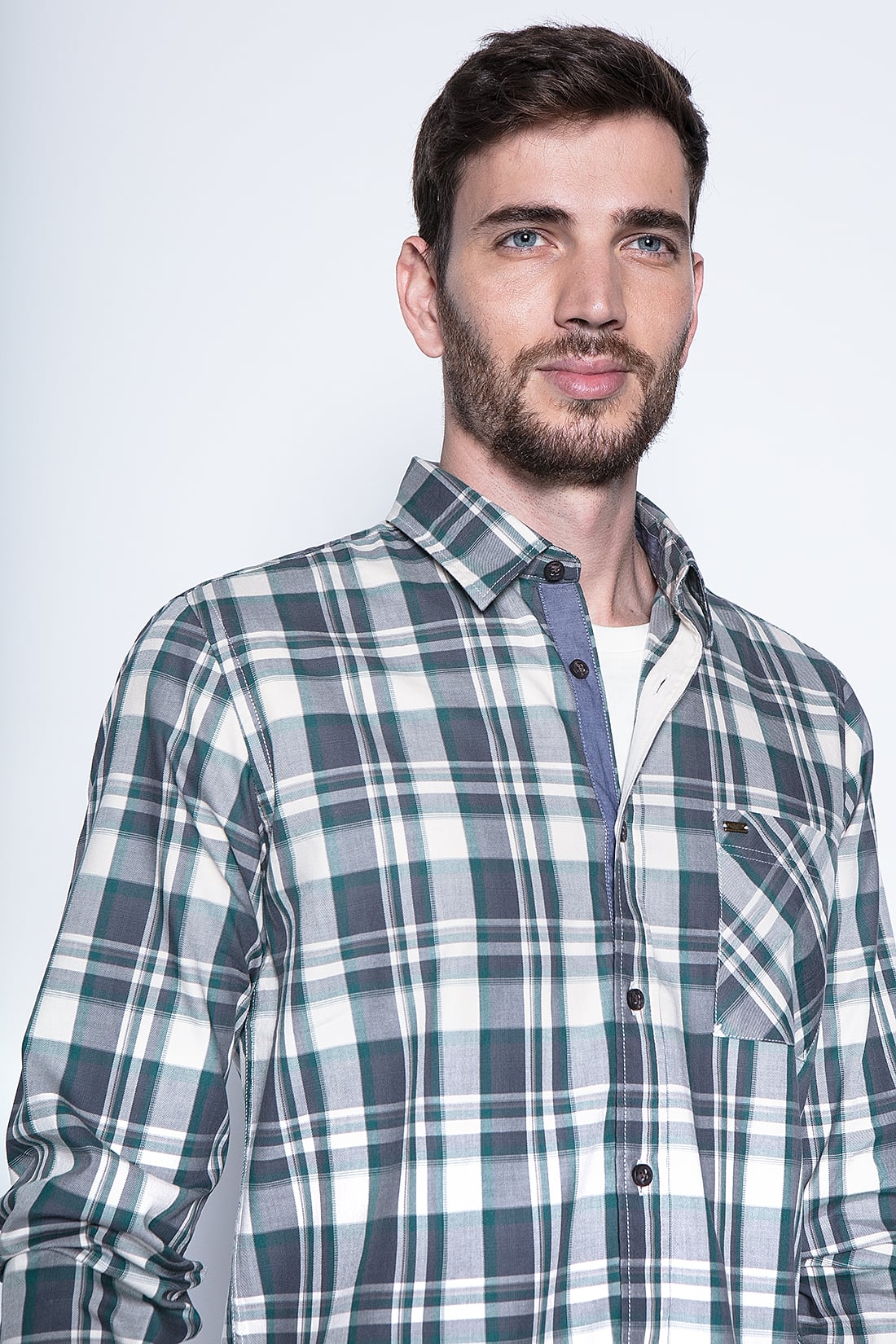 CAMISA CHECK CALIFORNIA FJ GREEN - 3