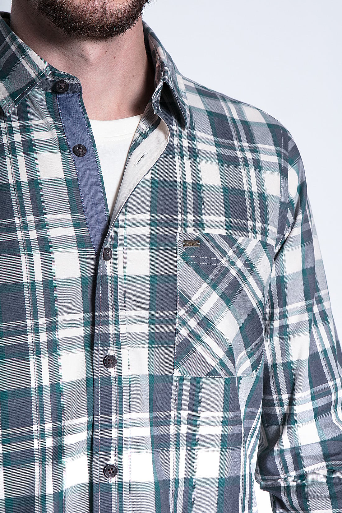 CAMISA CHECK CALIFORNIA FJ GREEN - 5