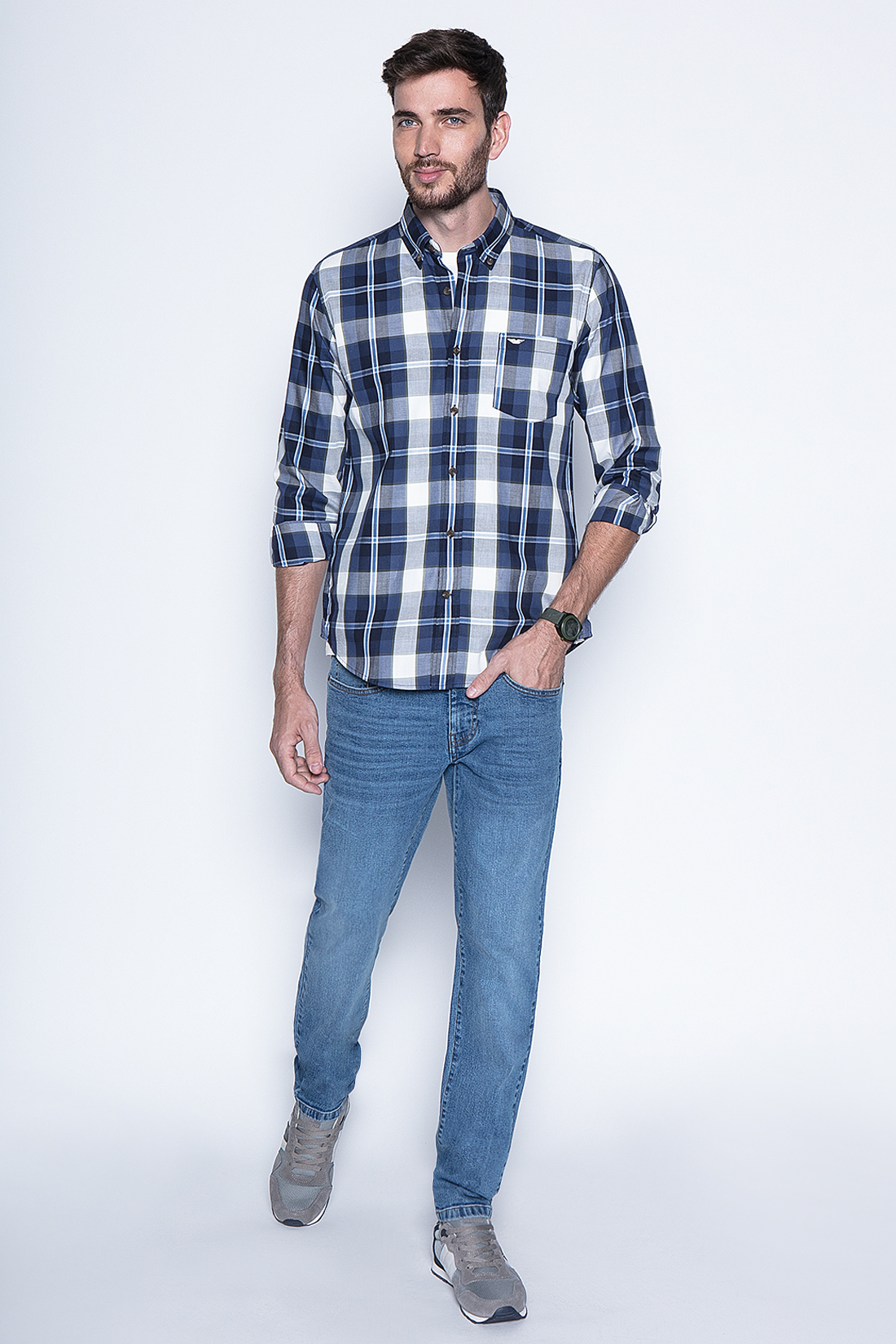 CAMISA CHECK COLORADO FJ MILITARY - 4