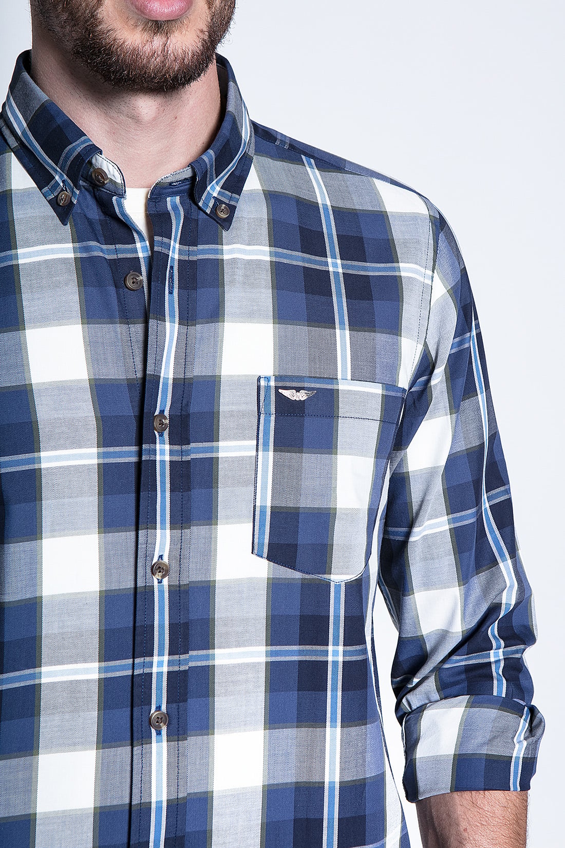 CAMISA CHECK COLORADO FJ MILITARY - 5