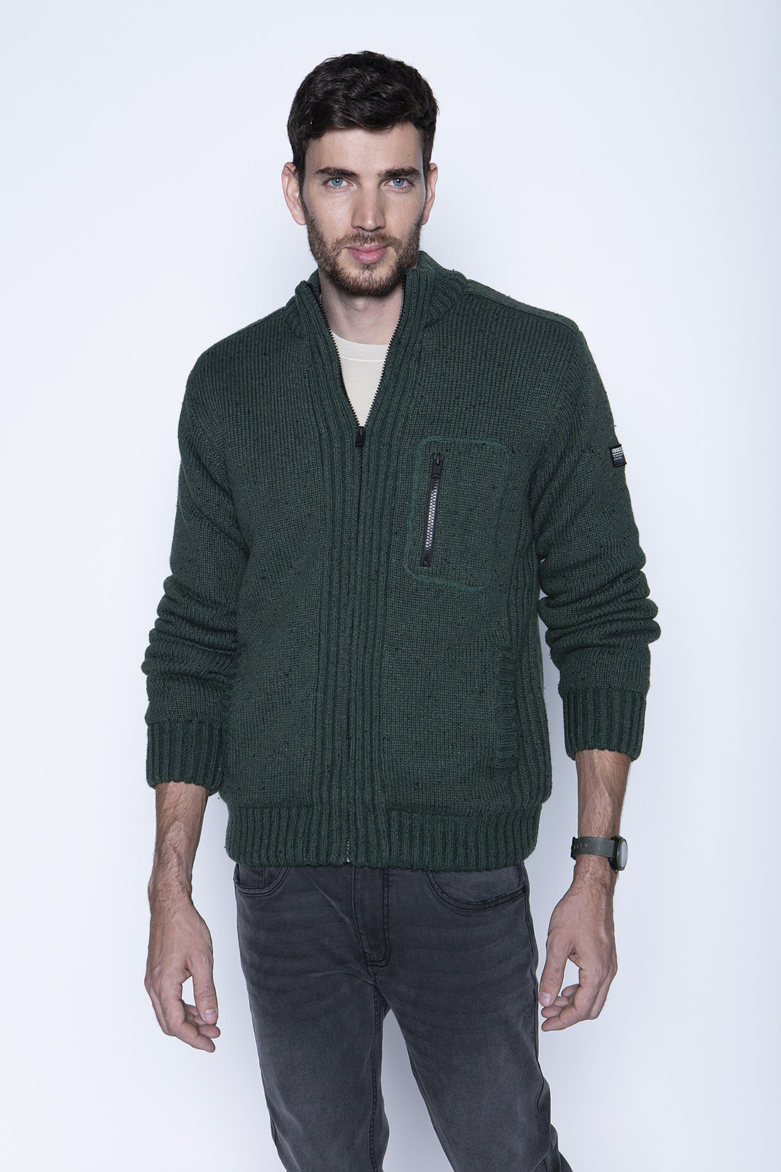 SWEATER CLEARWATER FJ MILITARY - 1