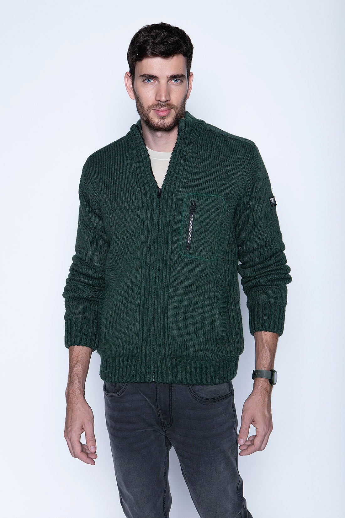 SWEATER CLEARWATER FJ MILITARY - 1