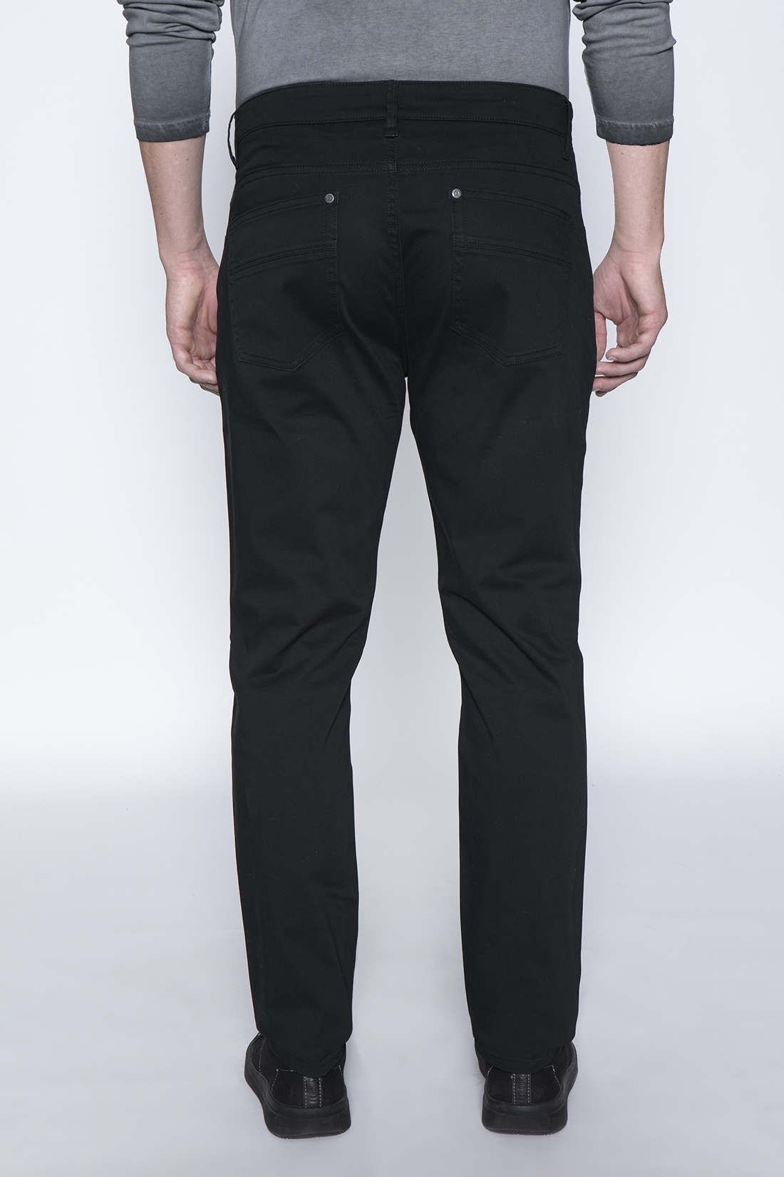 PANTALÓN ALGODÓN HOMBRE FEROUCH NEGRO 206009X0016 FIVE POCKET - 2