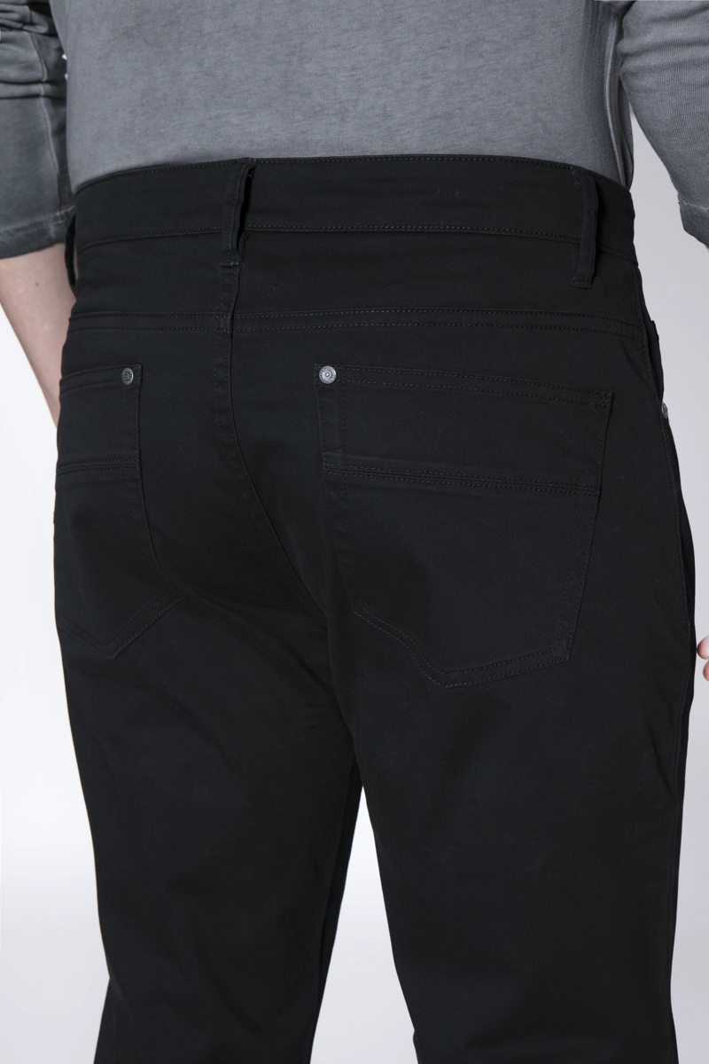 PANTALÓN ALGODÓN HOMBRE FEROUCH NEGRO 206009X0016 FIVE POCKET - 5