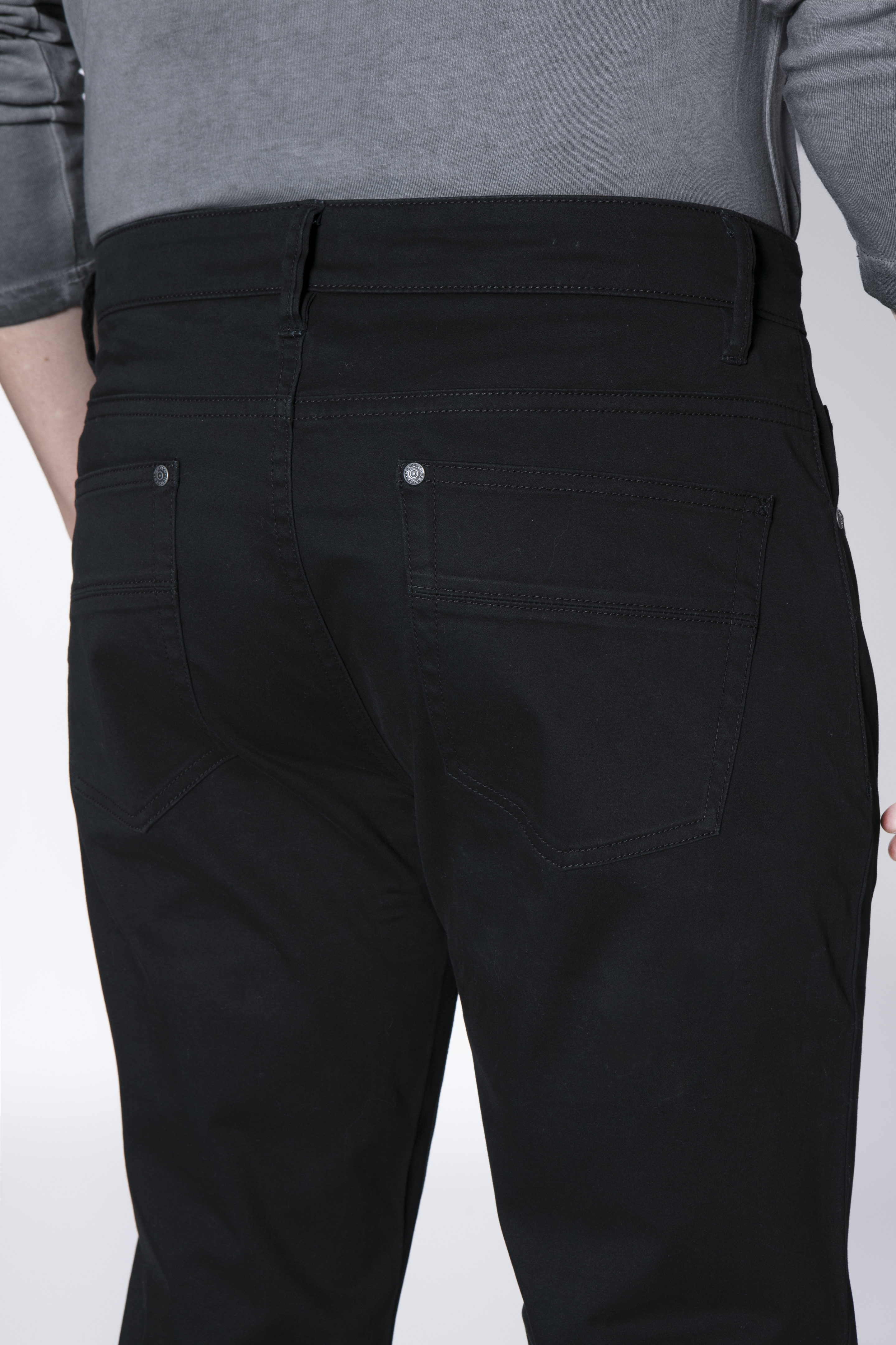 PANTALÓN ALGODÓN HOMBRE FEROUCH NEGRO 206009X0016 FIVE POCKET - 5