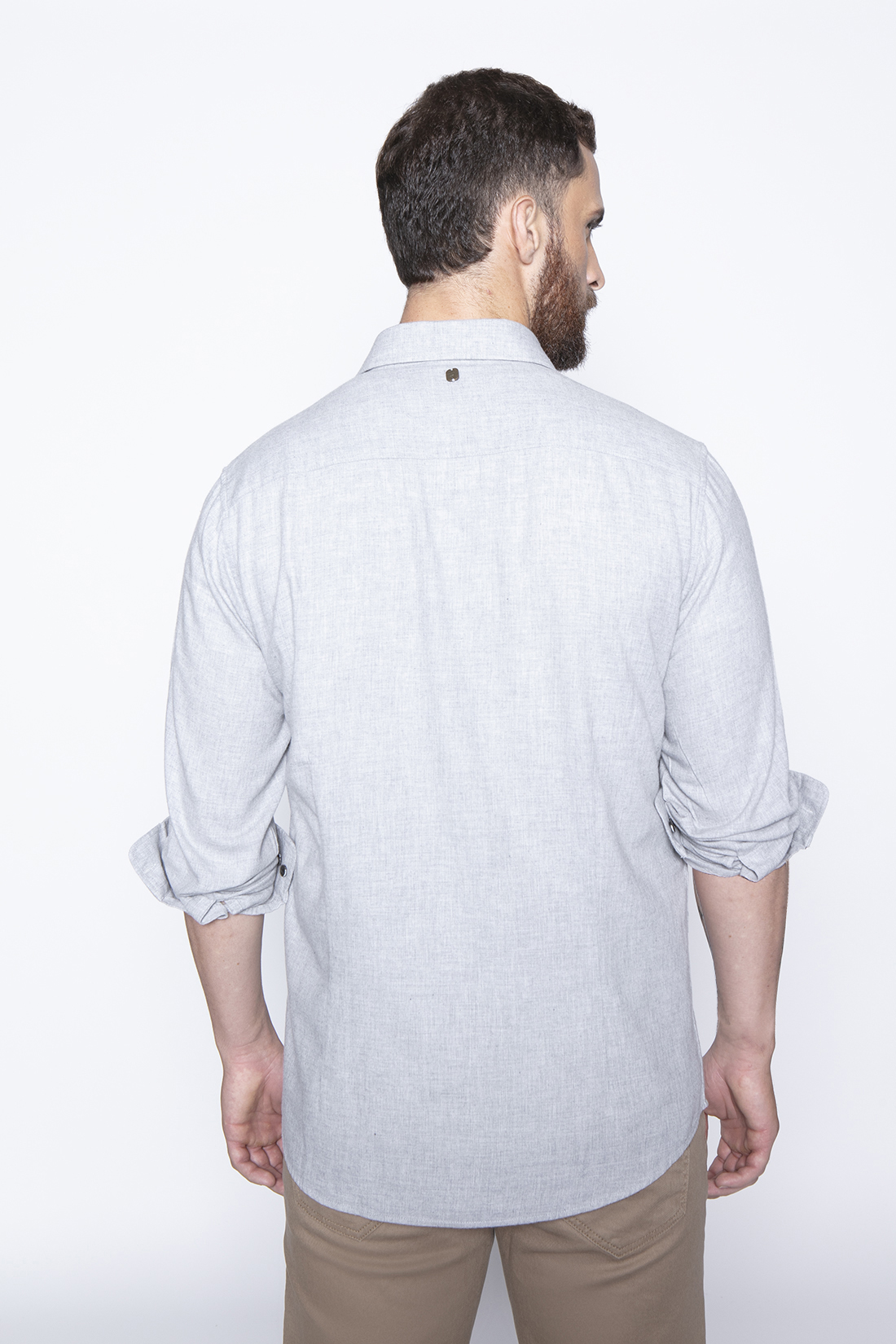 CAMISA SPORT F GREY MELANGE - 2