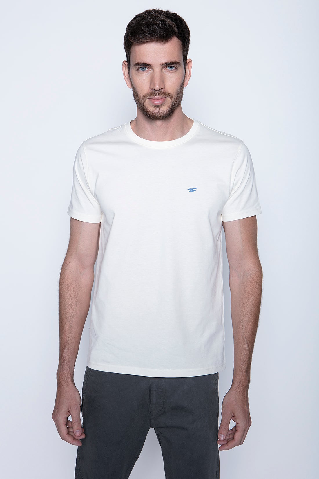 POLERA BÁSICA MC WHITE - 1