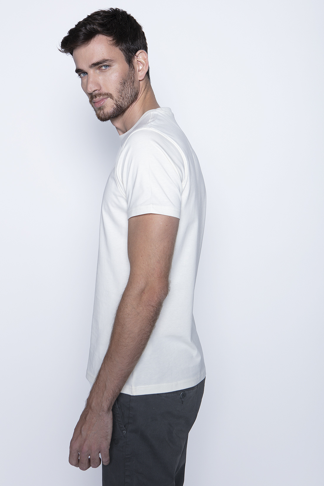POLERA BÁSICA MC WHITE - 2