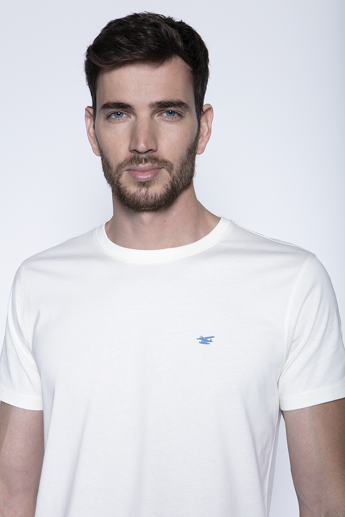 POLERA BÁSICA MC WHITE - 3