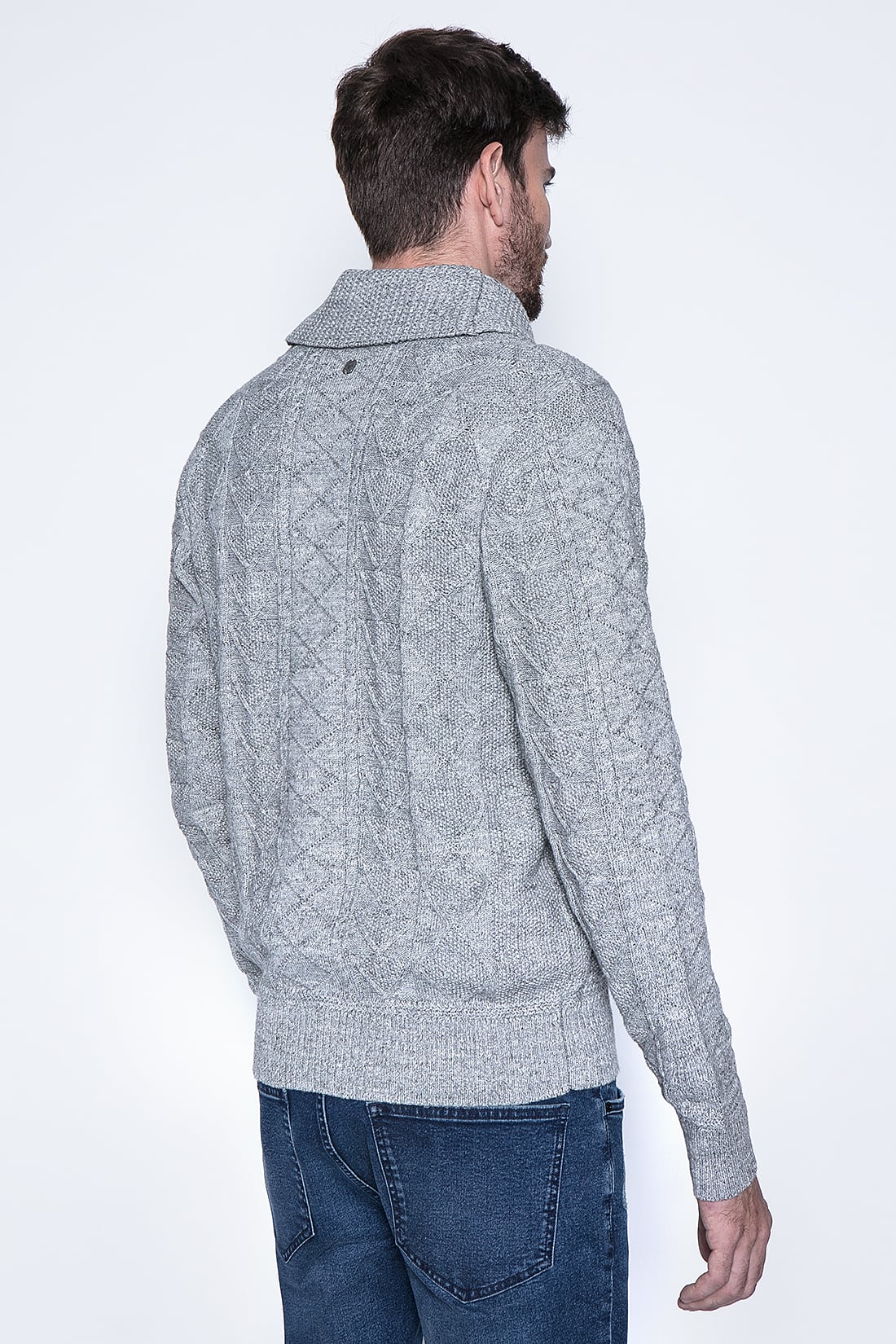 CARDIGAN CLIFTON F LT GREY - 2