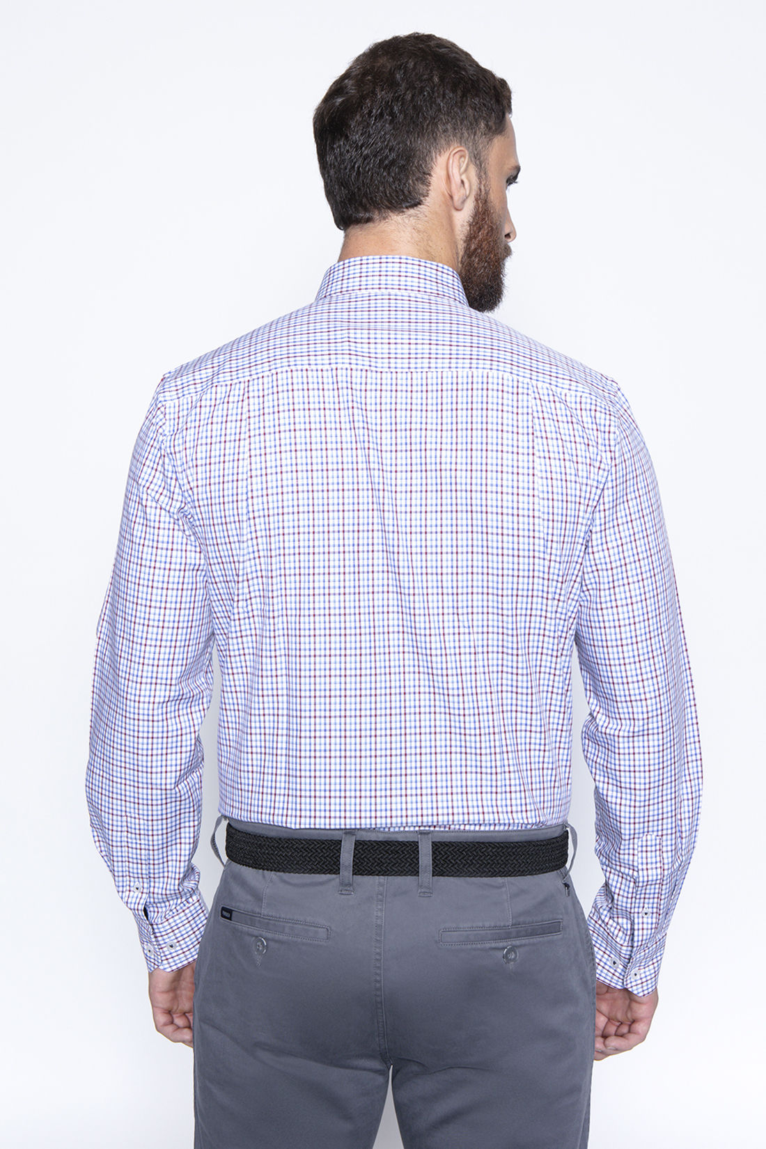 CAMISA CHECKERED MADISON SM RED - 2