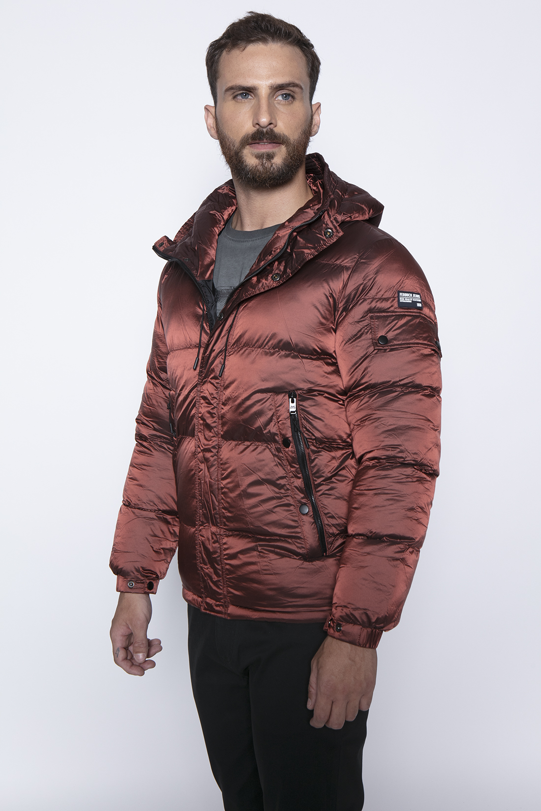 CHAQUETA PUFFA ASPEN FJ BRICK - 1