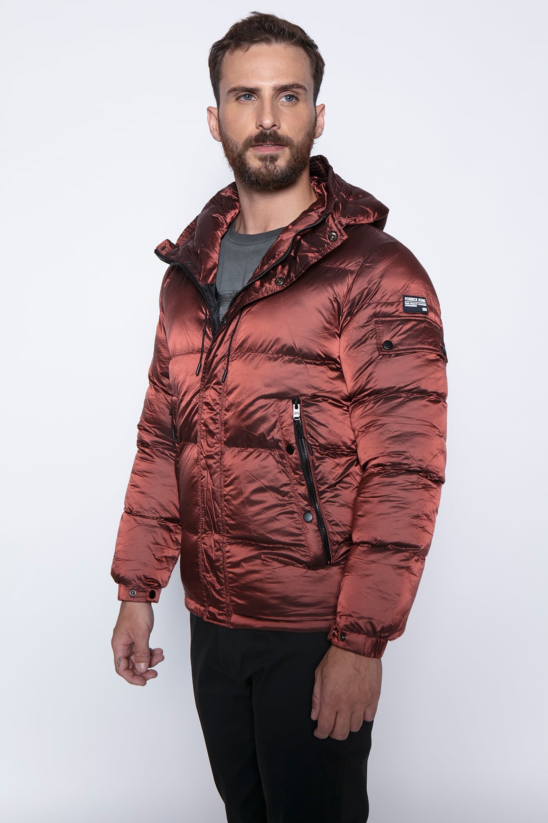 CHAQUETA PUFFA ASPEN FJ BRICK - 1