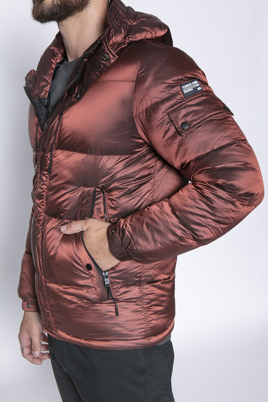 CHAQUETA PUFFA ASPEN FJ BRICK - 5