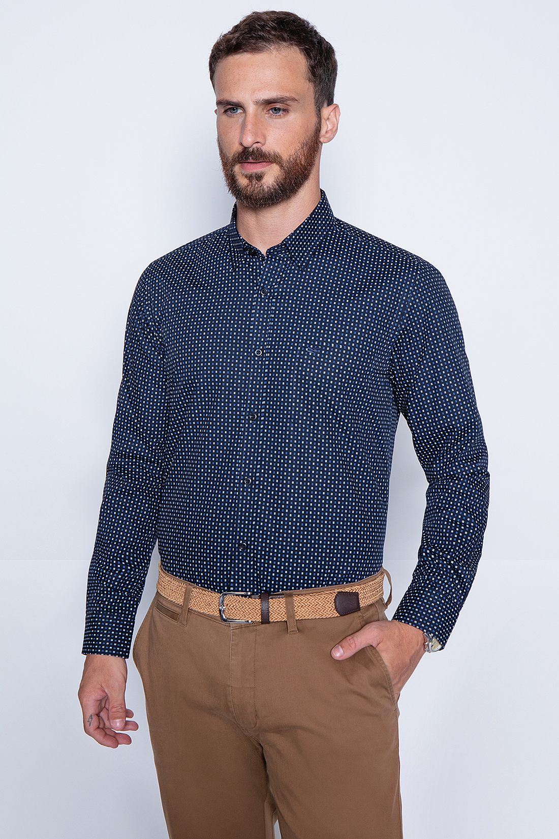 CAMISA ESTAMPADA PARMA SM SKY - 1