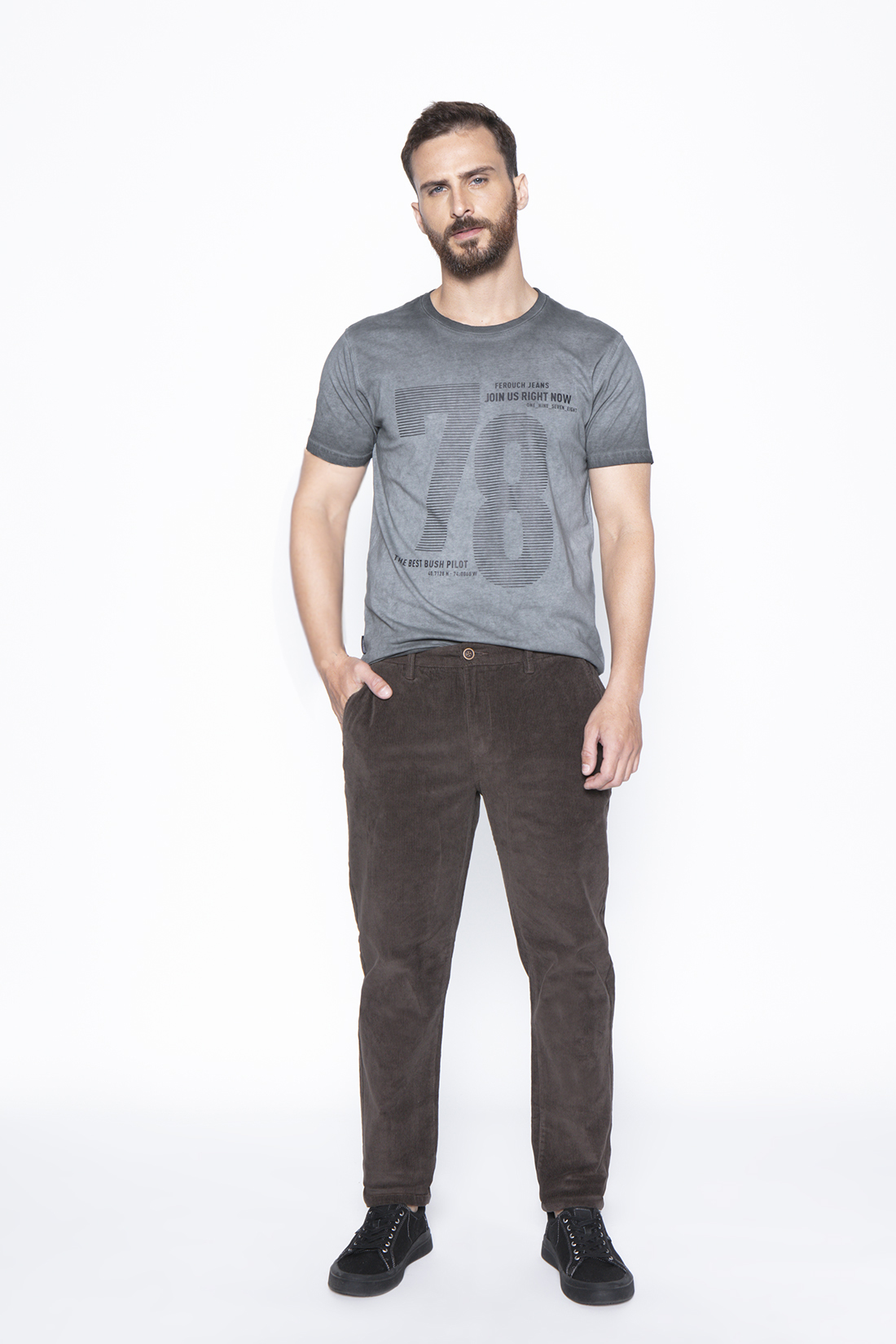 PANTALÓN CAMBRIDGE F BROWN - 4