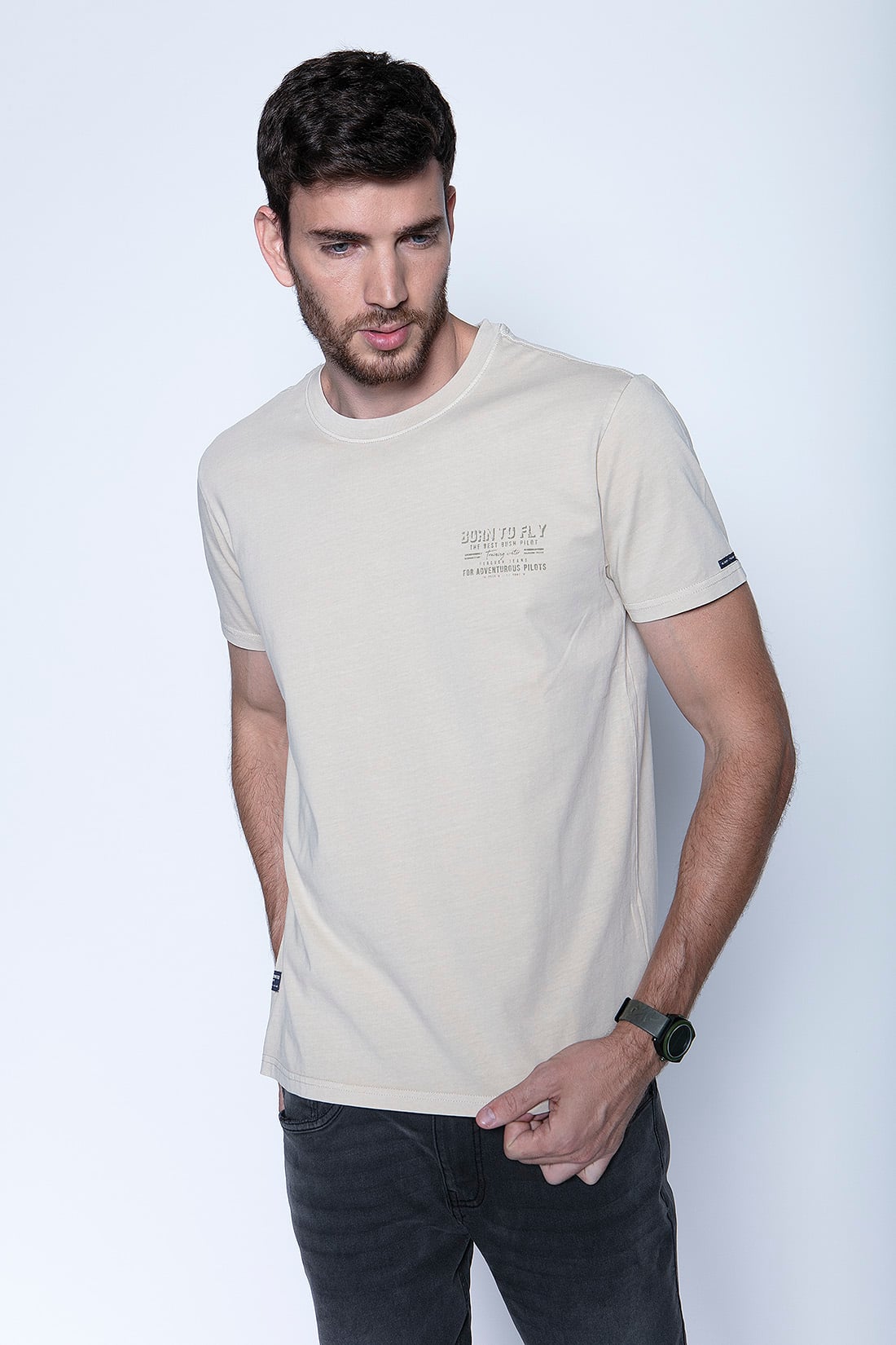 POLERA BROOKLYNG SAND - 1