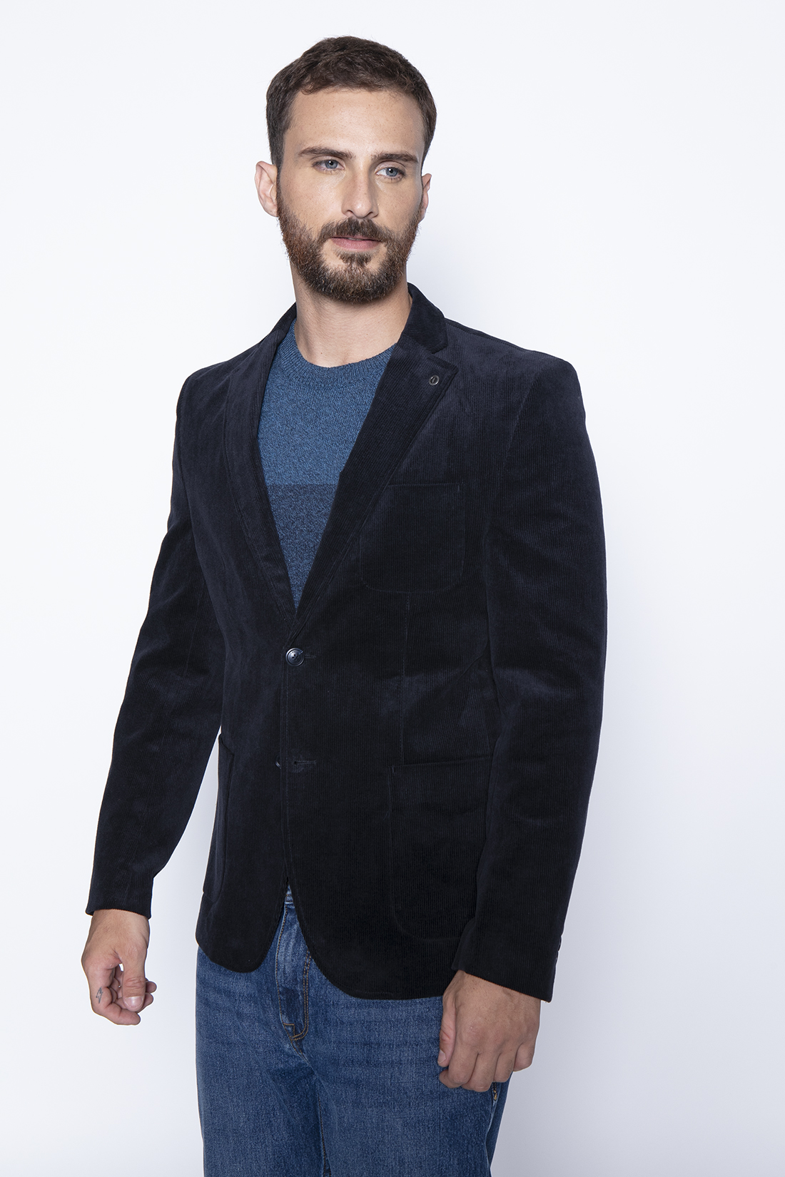 BLAZER CORDUROY SPORT FJ NAVY - 3